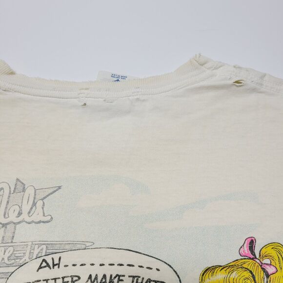 Vintage Hot Rod Chop Top Graphic T-Shirt Mens XL Made In USA Thrashed Car Diner - Picture 7 of 12